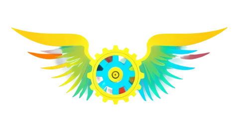 AlbedoBase_XL_2d_multicolor_cog_with_wings_transparent_backgro_2_FIX.webp