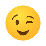 winking